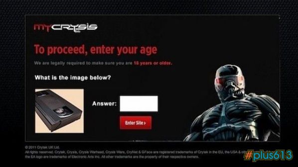 Online age check