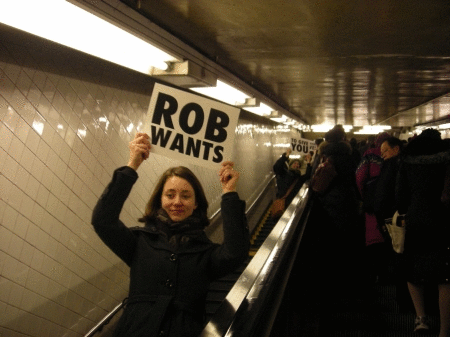 high five from rob