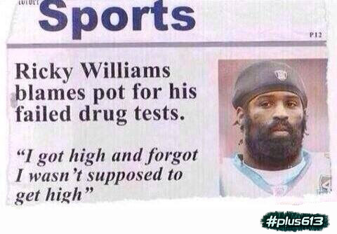 And then I got high