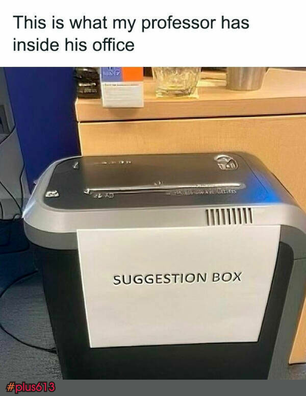 Suggestion box
