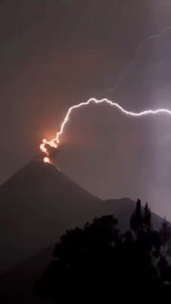 I AM THE GOD OF HELLFIRE. Mount Fuego, Guatemala eruption