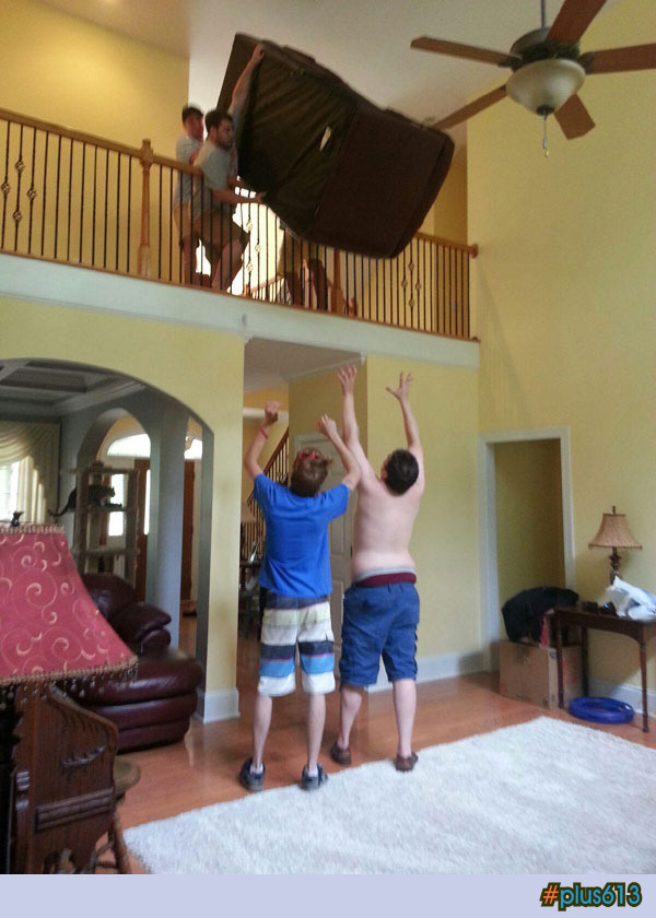 You drop it, we'll catch it