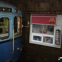 at the drive through