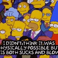 Sucks and blows