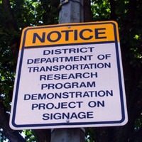 The signage demonstration project was a complete success