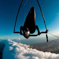 Sky surfing