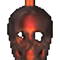 Another spinning skull