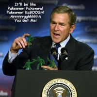 mr bush explains how he's going to take over iraq