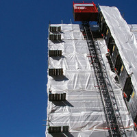 Office block construction, Central London, June '04