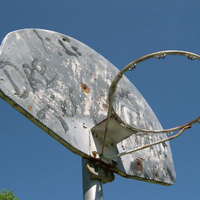 Backboard, Gilpin Ct. Housing Project. Richmond, VA.