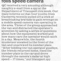 Damn speed cameras
