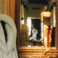 In the mirror