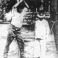 Japanese executing child WWII
