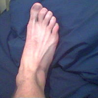 My foot