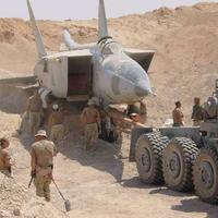 Picture of recently found Iraqi plane that was hidden.  Pretty cool.