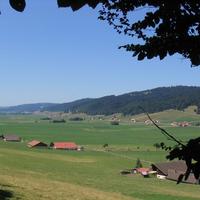 Jura mountains in switzerland