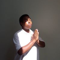 straightedge's 100th image to plus613:  A friend looking very religious.