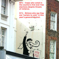 Vote Less by Banksy