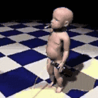 Drunken baby