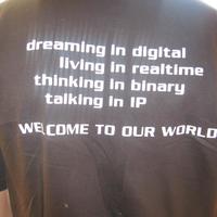 A geek t-shirt
