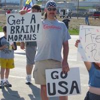 There's something more than a little ironic about this.. Get a brain indeed..