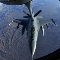 I think I see Bin Laden (F16 refuels over Afghanistan)
