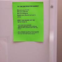 Refridgerator bandit