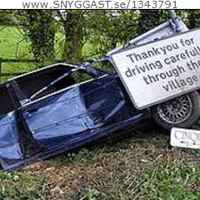 Driving carefully