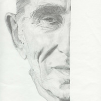 B/W face