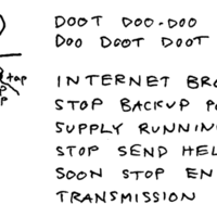 Broken Internet Morse Code