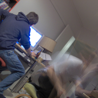 having fun with a computer