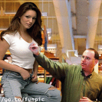 pinch the boobies