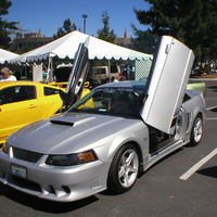 at the car show