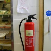 FIRE in the bakery dept!
