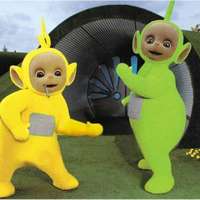 Abu Ghraib's Lynndie England in Teletubbee suite