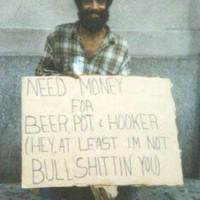 An Honest Bum