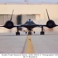 SR 71 Blackbird taking off