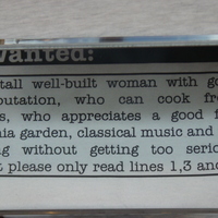 Singles ad