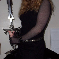 chick with sword