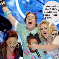 The Official Nigga Head Shirt - Aus Idol Debut