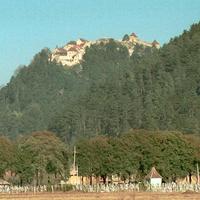 14th century castle of the tuetonic knights at rasnov, brasnov, transylvania