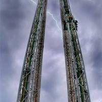 Lighting in a theme park