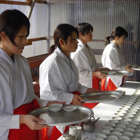 2006's start -Miko in Hakusan jinja, Niigata, Japan