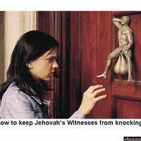 How to keep Jehovah's Witnesses from knocking