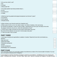 Application for Grant of Australian Citizenship