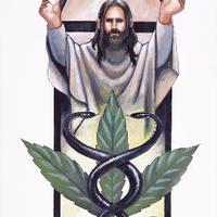 Jesus blessing pot