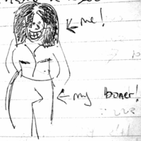 omg, he's got a boner!