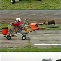 Shopping Cart Jet-propelled