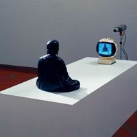 TV Buddha by Nam June Paik (1932 - 2006)