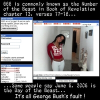 Hottie+Hekiru417+Beast666=George Bush's Fault